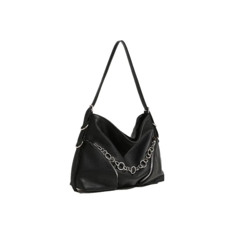 NOMK PU Shoulder Bag, Handbag, Crossbody Bag, Shoulder Bag Women's Champagne-6