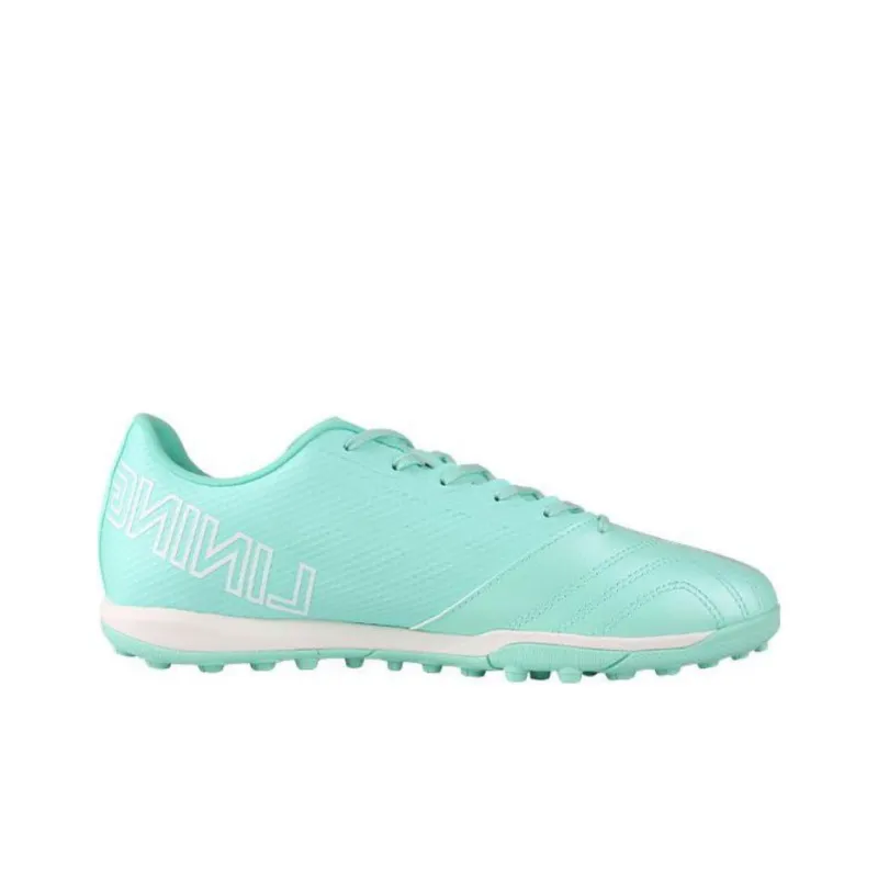 LiNing TF Rubber Broken Studs Artificial Ground, Natural Ground Slip Resistant Soccer Shoes Men's Ice Green-1