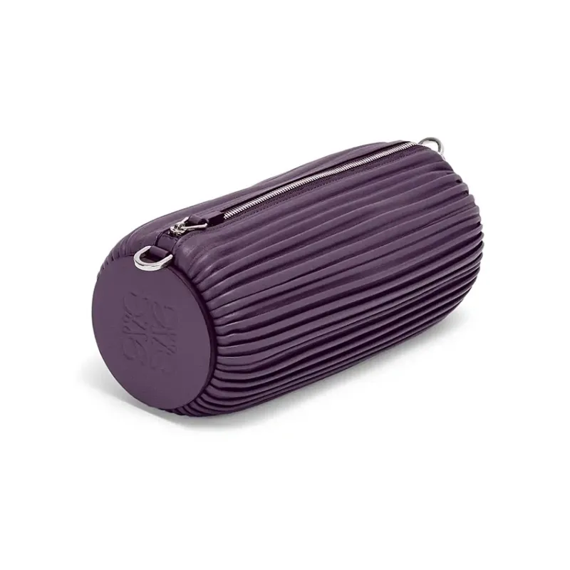 LOEWE Nappa Sheepskin Handbag, Shoulder Bag Women's Dark Purple-1