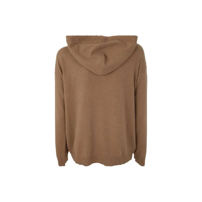 WOOLRICH Drawstring Knitted Hoodie-1