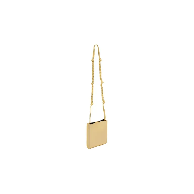 JIL SANDER Tangle Logo Debossed Small Shoulder Bag-2