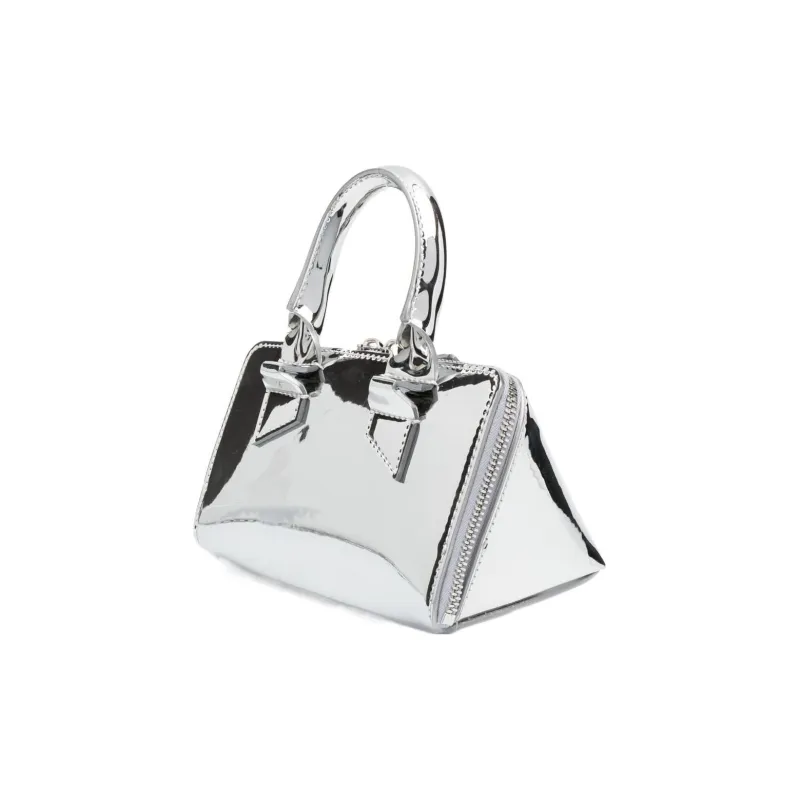 The Attico Polyurethane Handbag Mini Women's Silver-2