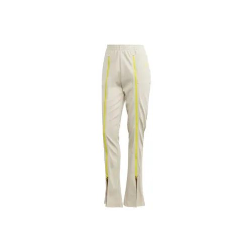 Adidas Knitted Sweatpants Women's Light Yellow