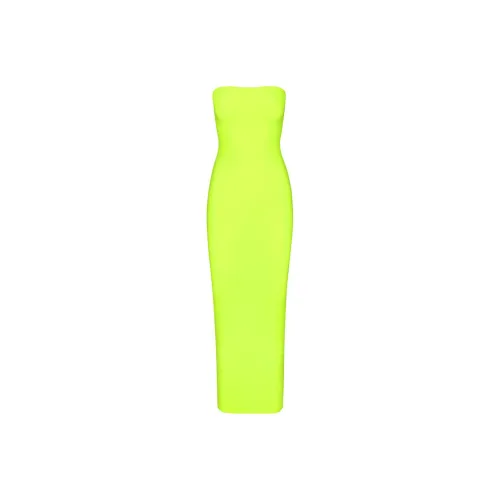 Skims Sleeveless Dresses Women's Fluorescent Green