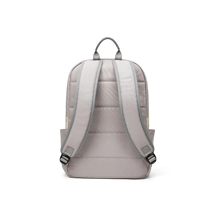 MashaLanti Nylon Fabric Laptop Backpack Large Size Unisex Gray-3