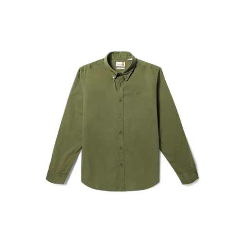 Timberland Shirts Men Khaki Green