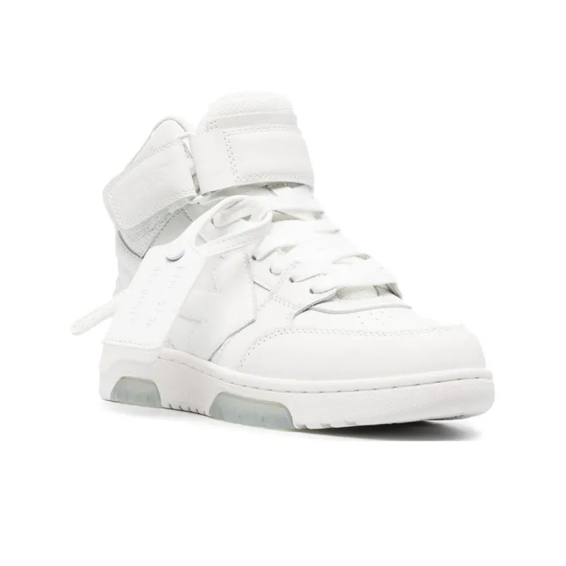 OFF-WHITE Out Of Office Mid Top White Women's-2