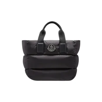 Moncler Logo Patch Padded Top Handle Bag