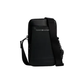 Tommy Hilfiger Leather Shoulder Bag Crossbody Bag Regular Men's Black