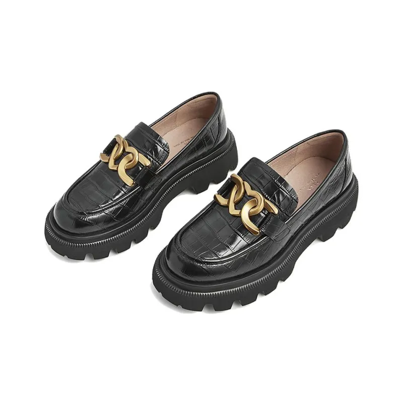 TATA Loafers Women's Black/Beige-4