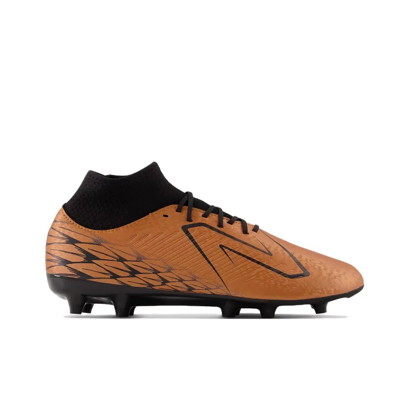New Balance Tekela V4 Magique FG Anti Slip Wear Resistant Soccer Shoes Unisex Copper Black-1