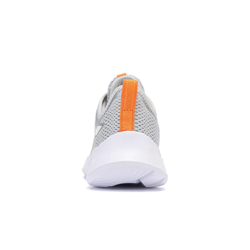 LiNing Anti Slip And Wear Resistant Breathable Low Top Running Shoes Men's Coin Gray-3