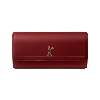 CARTIER Calfskin Storage Bag Women's Red