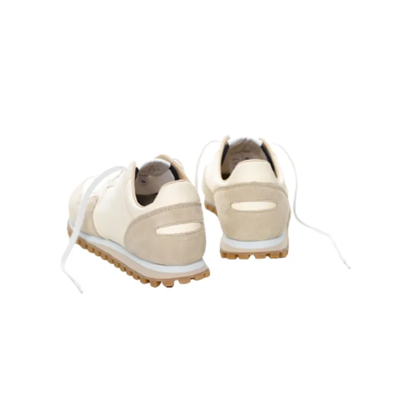 SPALWART Marathon Trail Low Slip Resistant Low Top Casual Shoes Unisex Beige Yellow-3