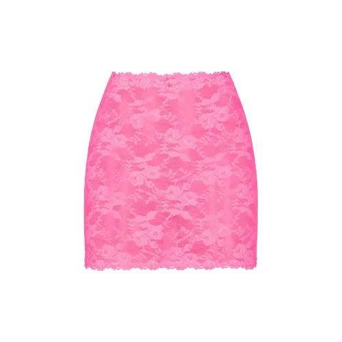 Skims Casual Short Skirts Women's Candy Pink