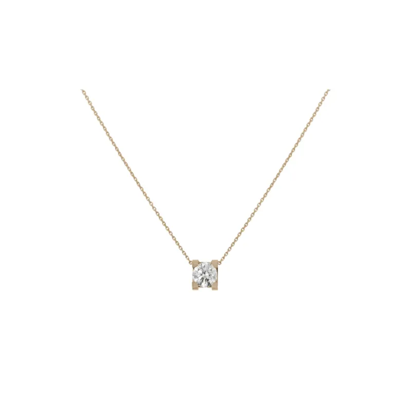 CARTIER K Gold Necklaces Women's Rose Gold-0