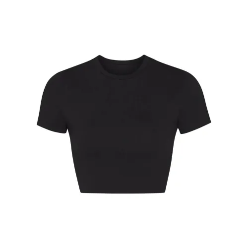 Skims T-Shirts Women's Smoky Black