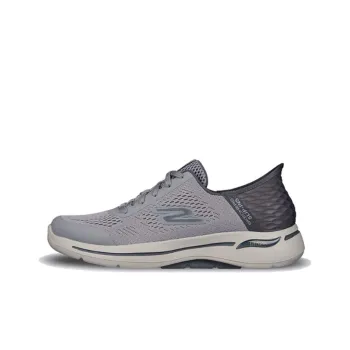 Skechers Go Walk Arch Fit Wear Resistant Low Top Casual Shoes Men's Gray