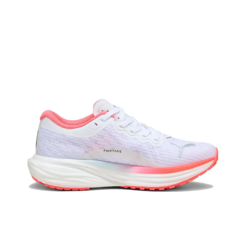 Puma Deviate Nitro 2 White Fire Orchid Women's-1