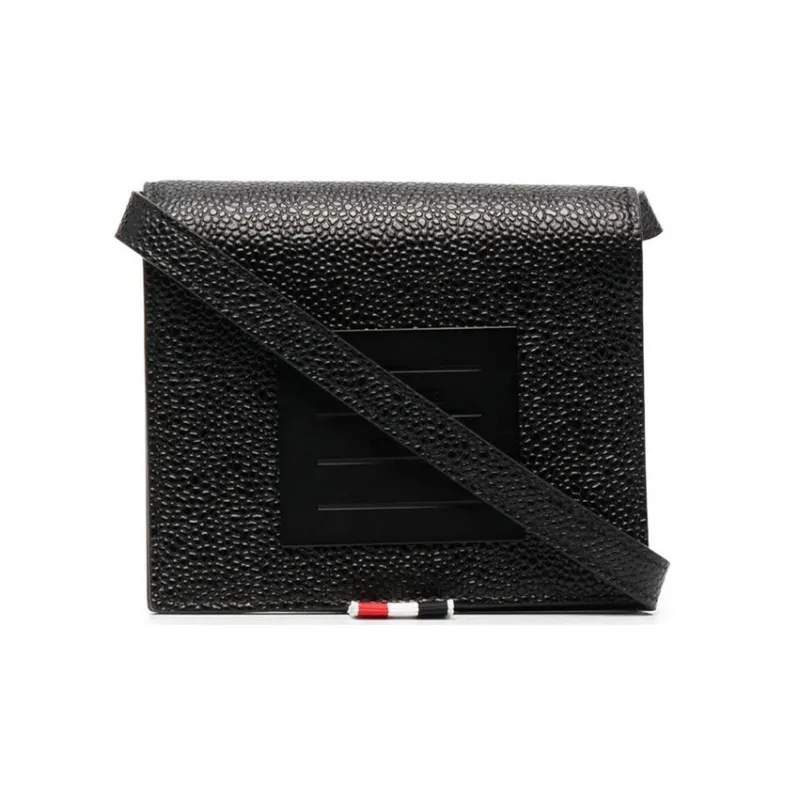 THOM BROWNE Shoulder Strap Bi fold Wallet-0