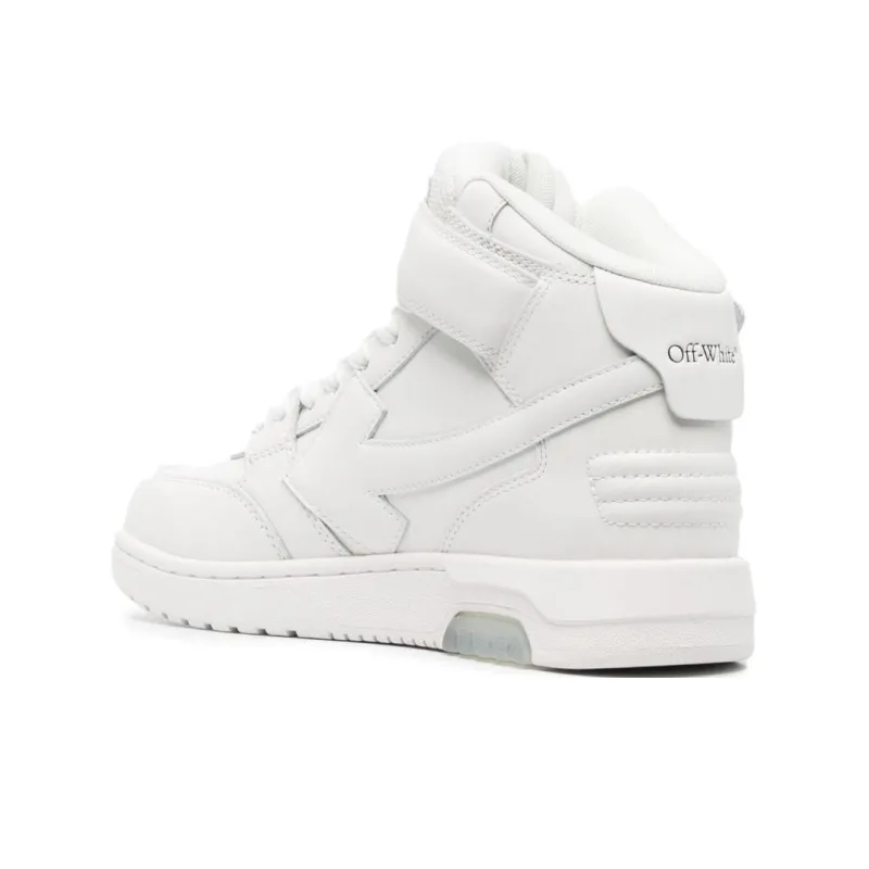 OFF-WHITE Out Of Office Mid Top White Women's-3