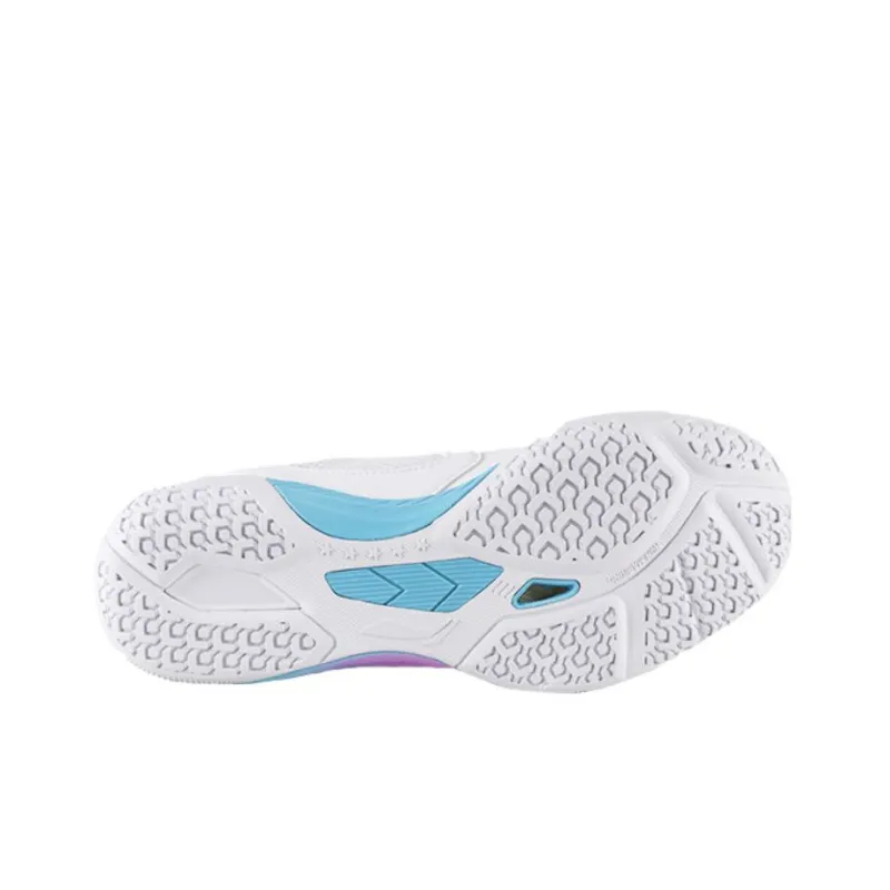 LiNing Breathable Low Top Training Shoes Unisex White Purple-4