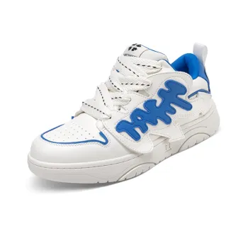 HART DAVIS Rebel I Series Slip Resistant Height Increasing Low Top Stylish Skateboarding Shoes Unisex Blue