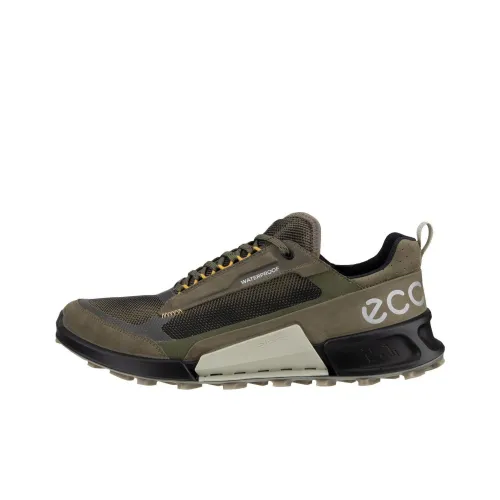 Ecco Casual Shoes Men Low-Top Olive Green