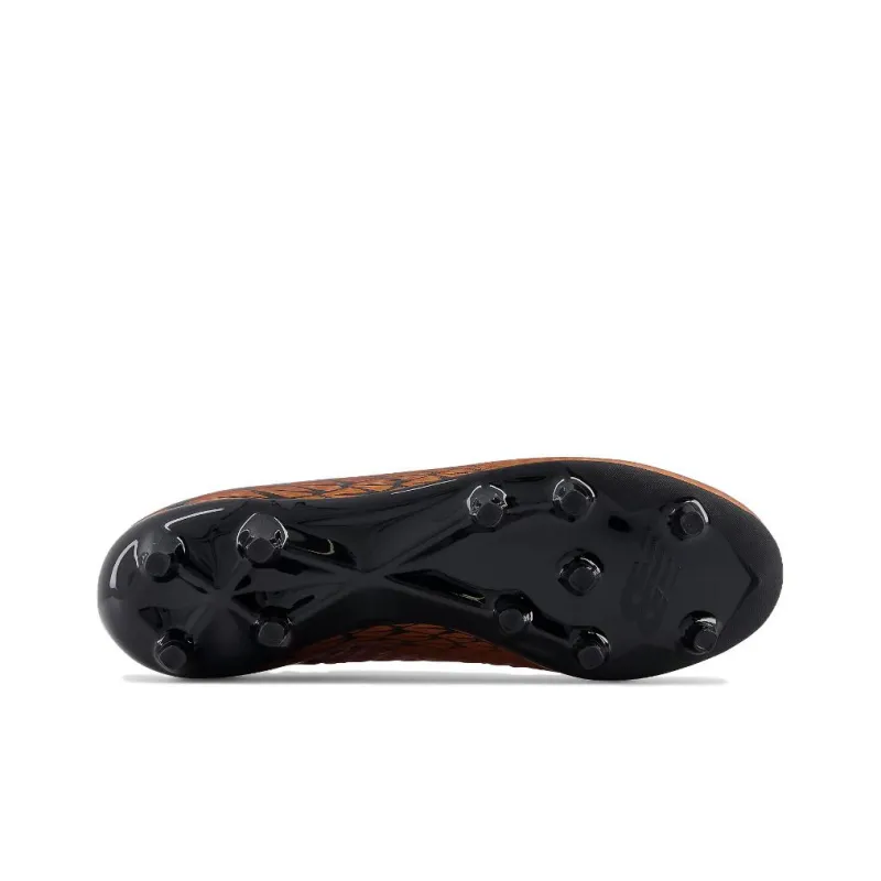 New Balance Tekela V4 Magique FG Anti Slip Wear Resistant Soccer Shoes Unisex Copper Black-4