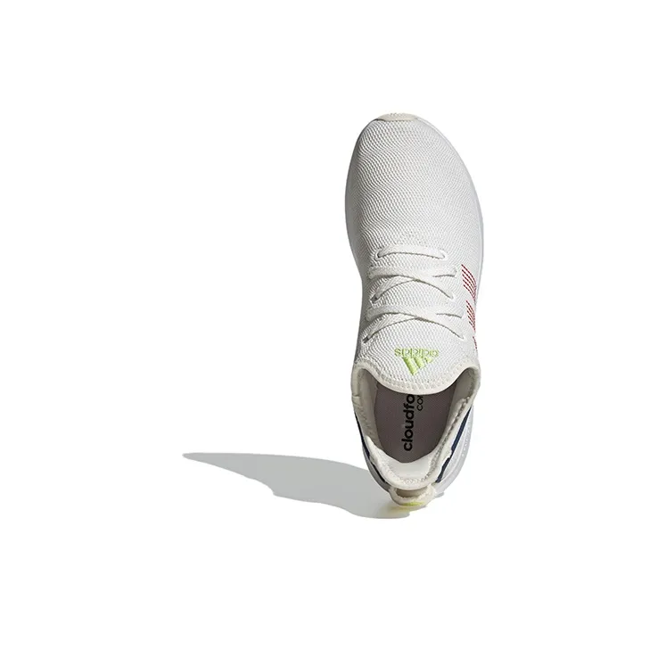 Adidas Cloudfoam Pure 'Off White Bright Red' Women's-4