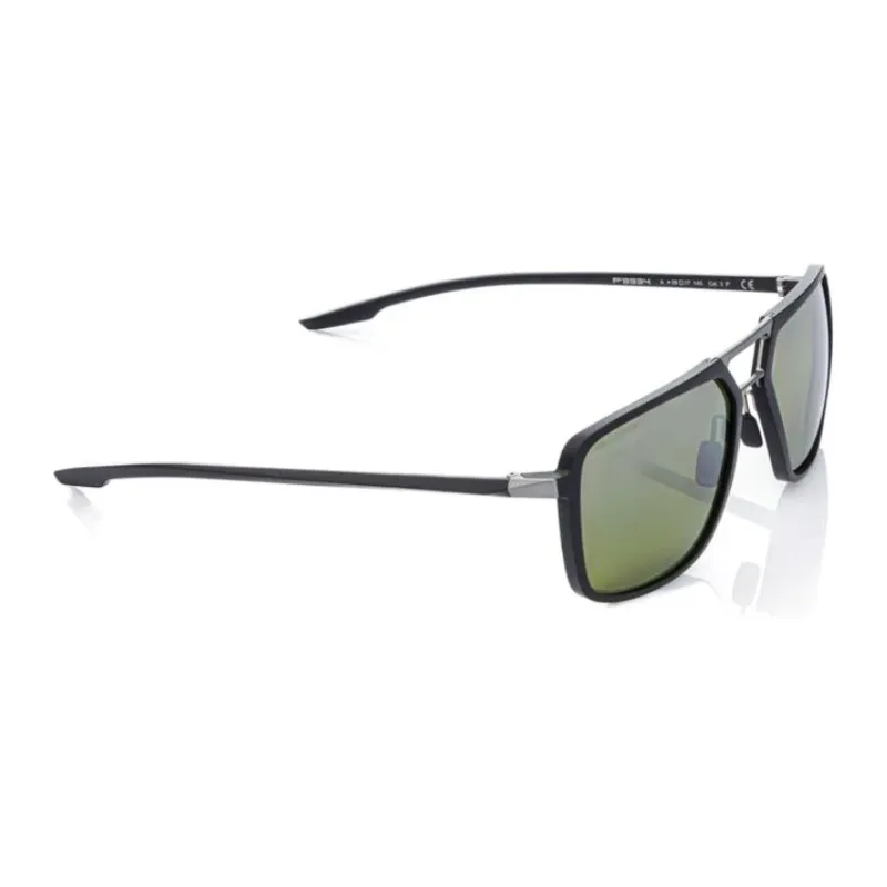 PORSCHE DESIGN Plate And Metal Square Sunglasses Men's Black-6