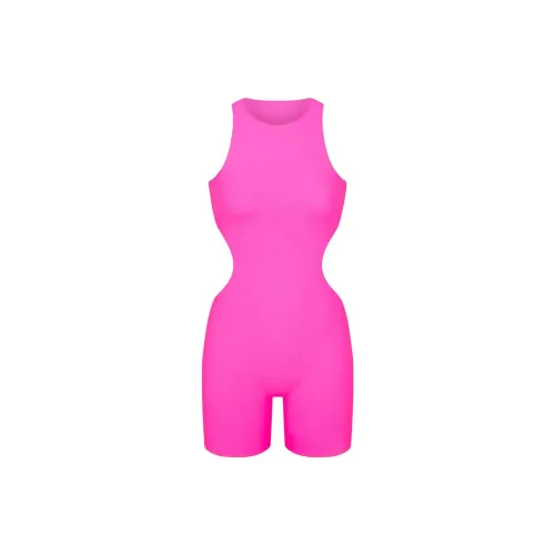 Skims Jumpsuits Women's Neon Pink