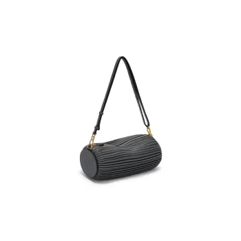 LOEWE Nappa Sheep Leather Handbag Shoulder Bag Women's Black