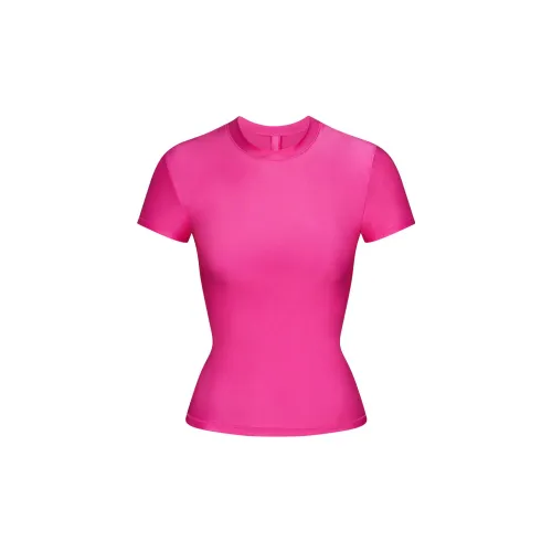 Skims T-Shirts Women's Bright Pink