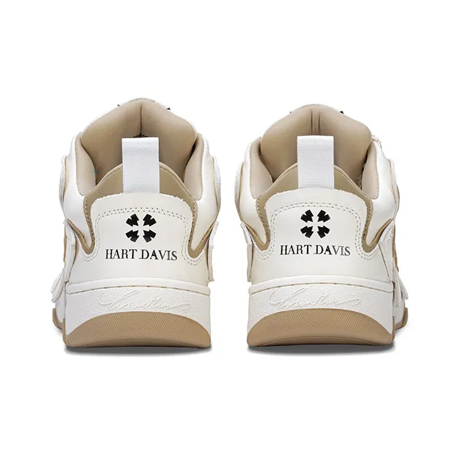 HART DAVIS Rebel I Series Stylish Skateboarding Shoes Unisex Khaki-4