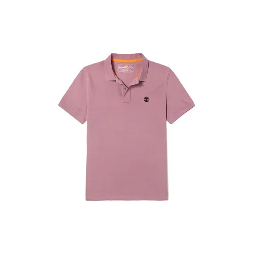 Timberland Polo Shirts Men Grape Milkshake Color