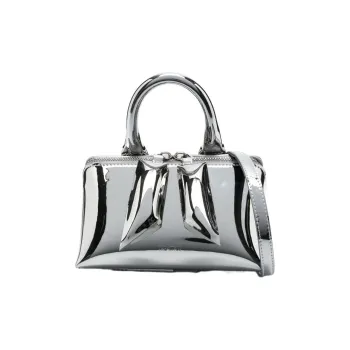 The Attico Polyurethane Handbag Mini Women's Silver