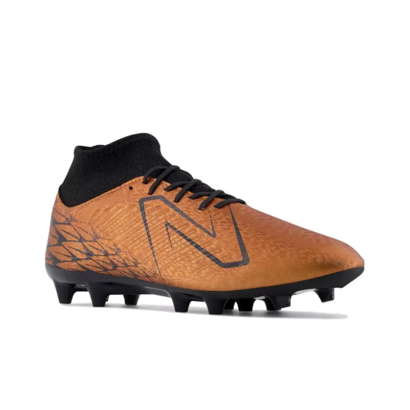 New Balance Tekela V4 Magique FG Anti Slip Wear Resistant Soccer Shoes Unisex Copper Black-2