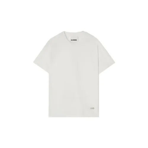 JIL SANDER Logo-plaque Jersey-knit T-shirt