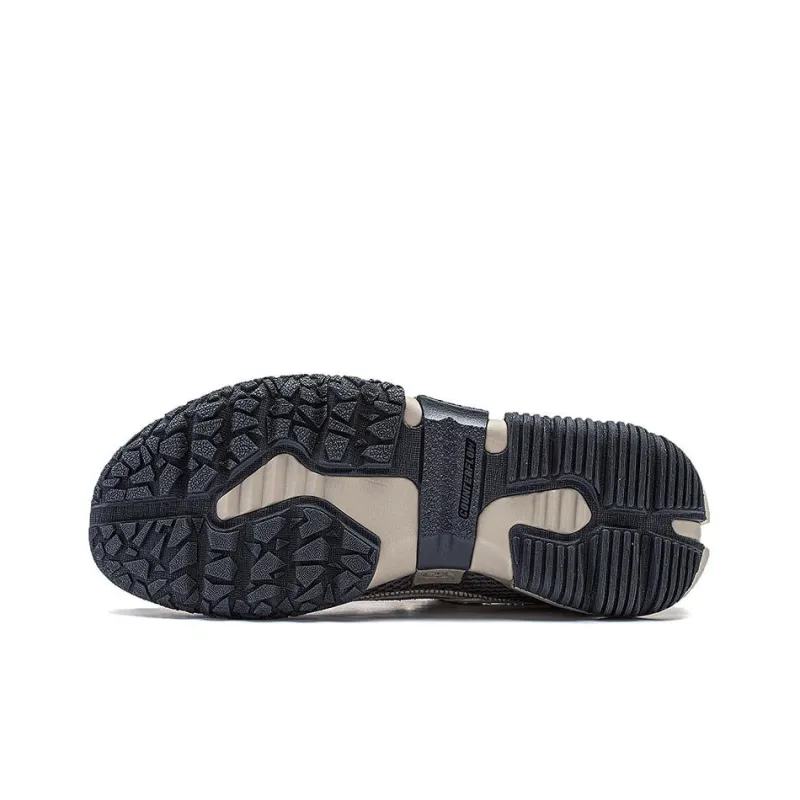 LiNing CF Linchuan LITE Cushioned Slip Resistant Breathable Low Top Casual Shoes Men's Smoke Ink Gray-4