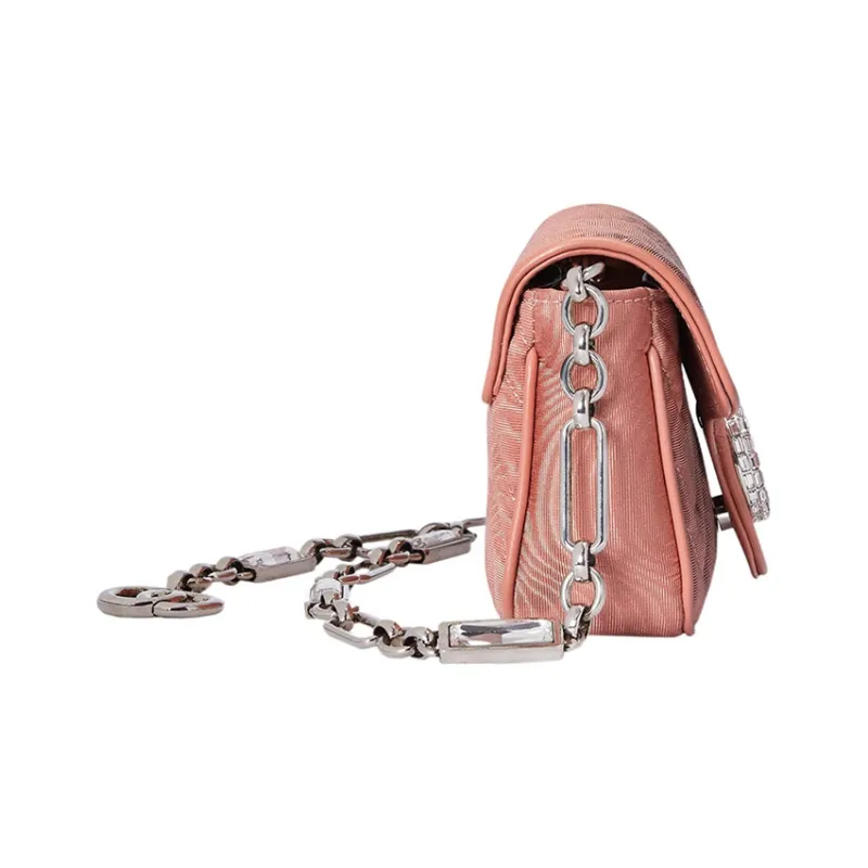GUCCI Cloud Pattern Fabric With Leather Trim Shoulder Bag, Fanny Pack Regular Women's Pink-3