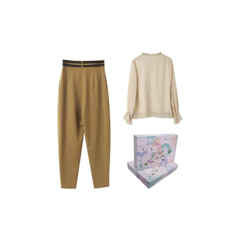 ANNECHEN Shirt Matching Sets Women's-3