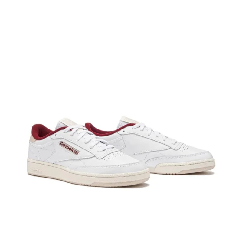 Reebok Club C 85 'White Classic Maroon'-2