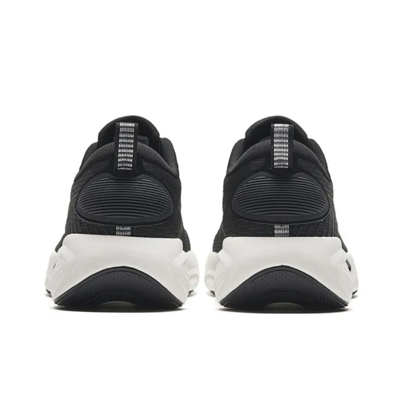 Anta Slip Resistant Low Top Running Shoes Men's Black White-3