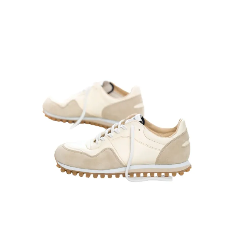 SPALWART Marathon Trail Low Slip Resistant Low Top Casual Shoes Unisex Beige Yellow-1