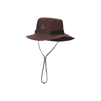 Nike Polyester Bucket Hats Unisex Brown Red