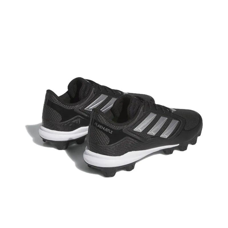 Adidas Purehustle 3 Md Core Black Silver Metallic Women's-3