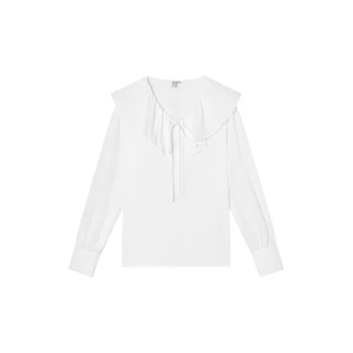 DIALOGUE Chiffon Shirts Women's