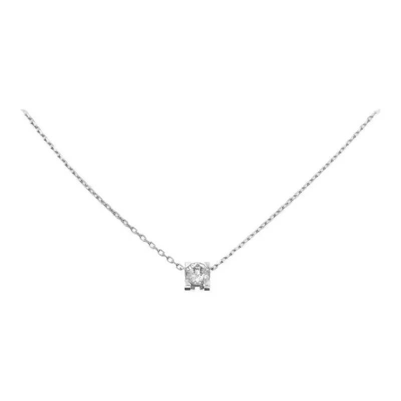 CARTIER C De Cartier Collection 18K White Gold Necklaces Unisex-0