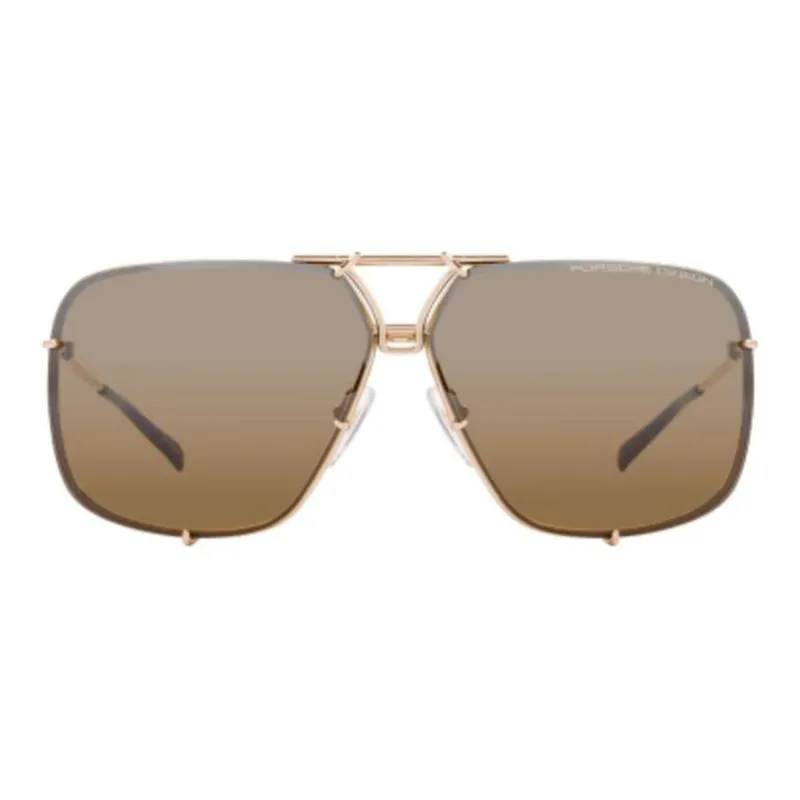 PORSCHE DESIGN Pure Titanium Square Sunglasses Unisex-4